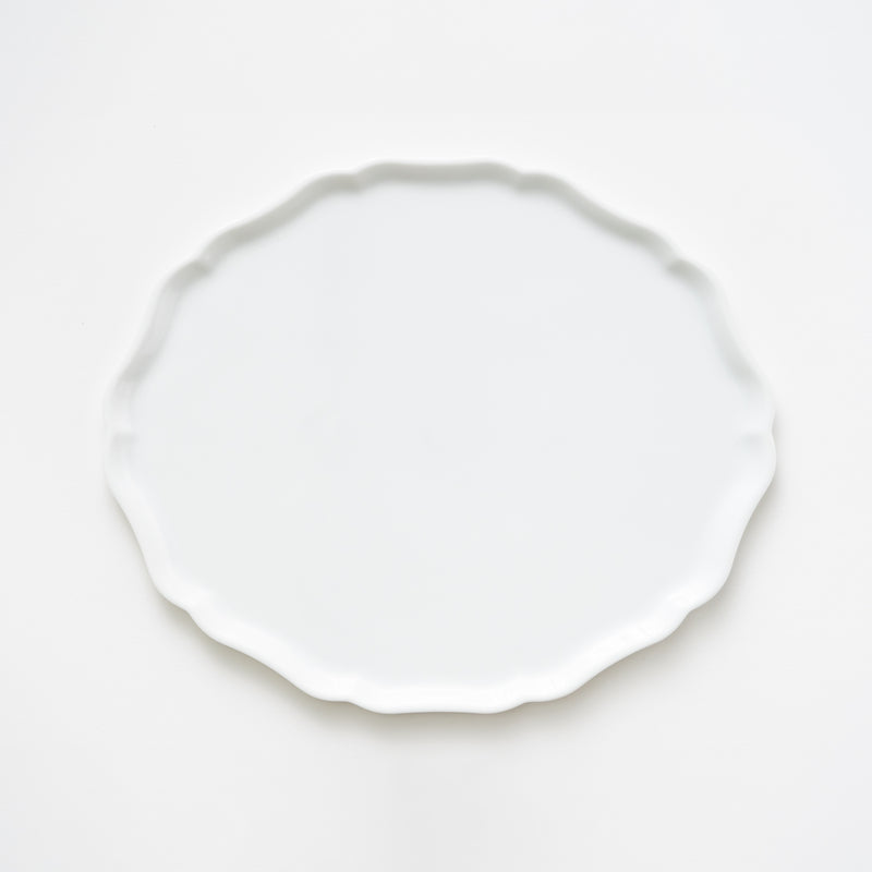 <tc>Mokko Oval Plate 28cm (White)</tc>