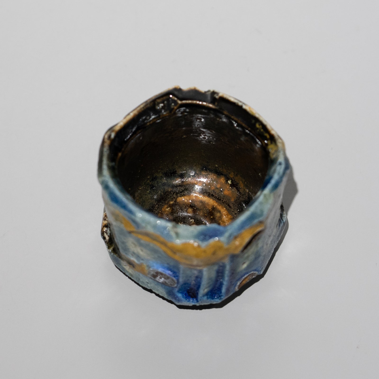 今泉毅　青瓷　ぐい呑　未使用 馬場隆志 / 窯変蒼ぐい呑（一点物） – HULS GALLERY TOKYO | 現代工芸