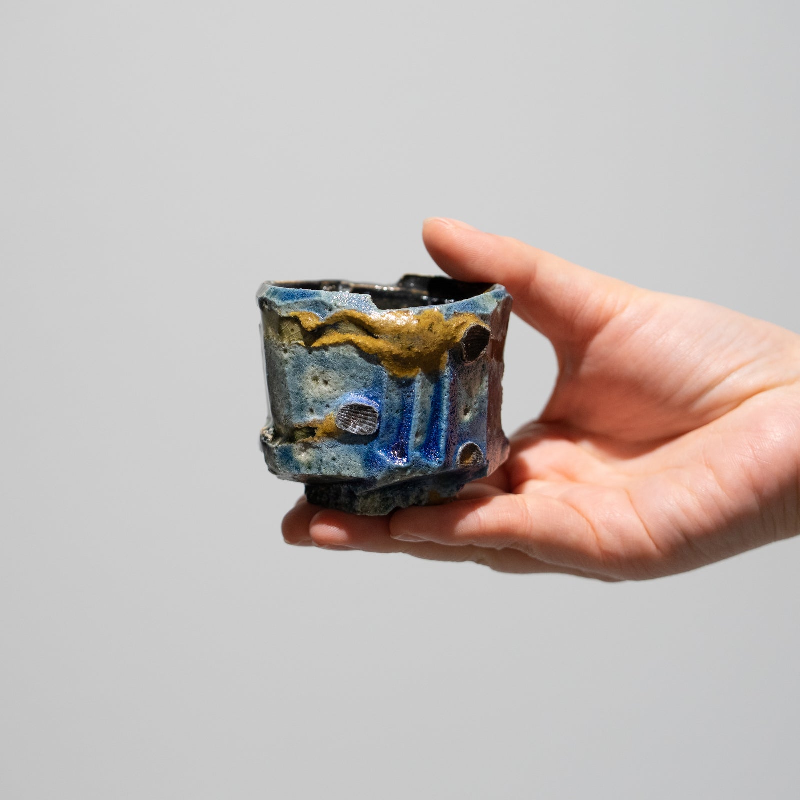 馬場隆志 / 窯変蒼ぐい呑（一点物） – HULS GALLERY TOKYO | 現代工芸