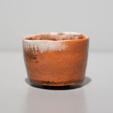 柳下季器 / 赤加賀ぐい呑（一点物）