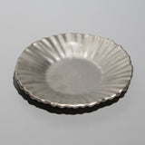 高橋奈己 / プラチナ黒泥カップ＆ソーサー（一点物）