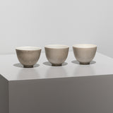 岩佐昌昭 / 銀彩茶杯 白