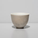 岩佐昌昭 / 銀彩茶杯 白