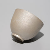 岩佐昌昭 / 銀彩茶杯 白