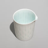 樽田裕史 / 白ト青ノ 光芒 片口（一点物）