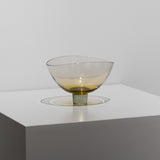 光井威善 / 高台鉢（amber × gray）