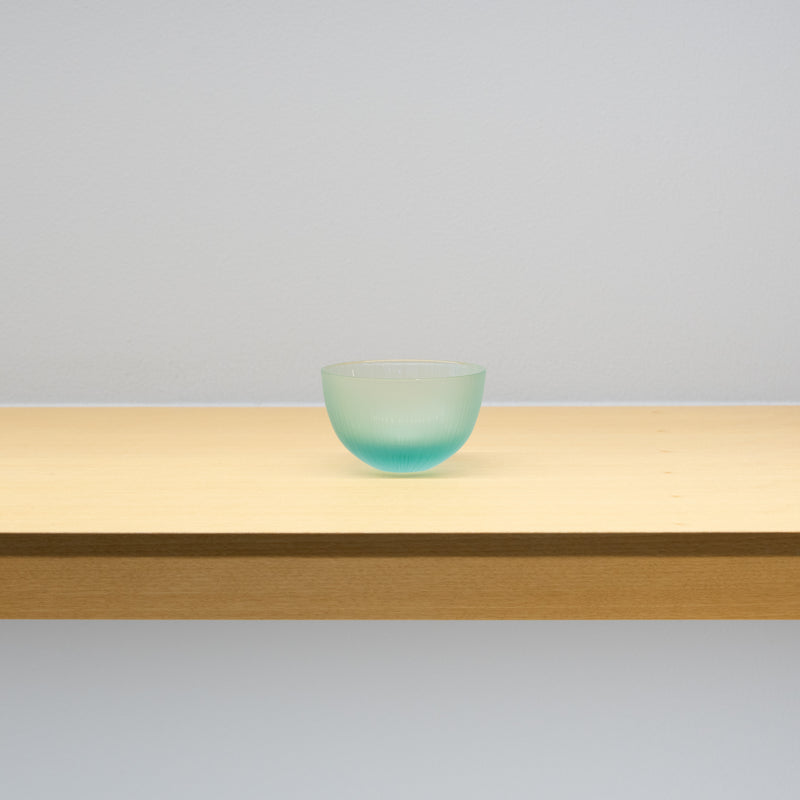 <tc>Takeyoshi Mitsui / silence sake cup (blue green)</tc>