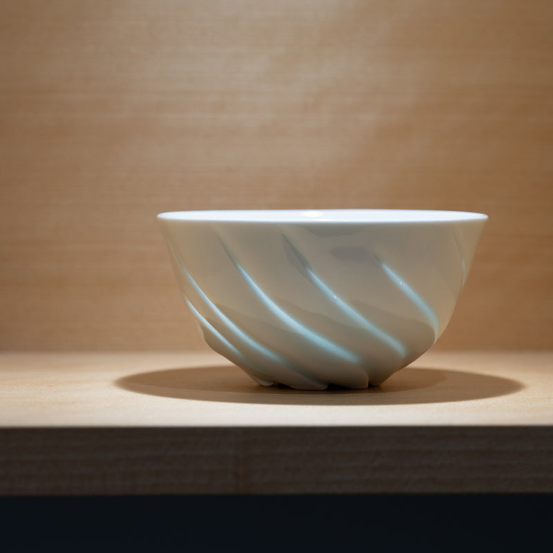 樽田裕史 / 光纏ウ 抹茶碗 逆捻り（一点物）
