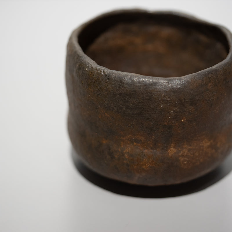 <tc>Hideki Yanashita / Imayaki Black Raku Tea Bowl</tc>