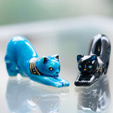 <tc>Mini Ornament Cat (Blue)</tc>