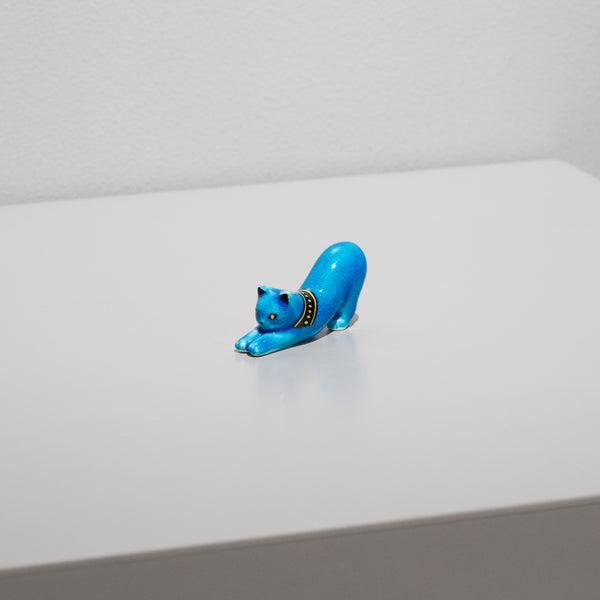 Mini Ornament Cat (Blue) – HULS GALLERY TOKYO | 現代工芸