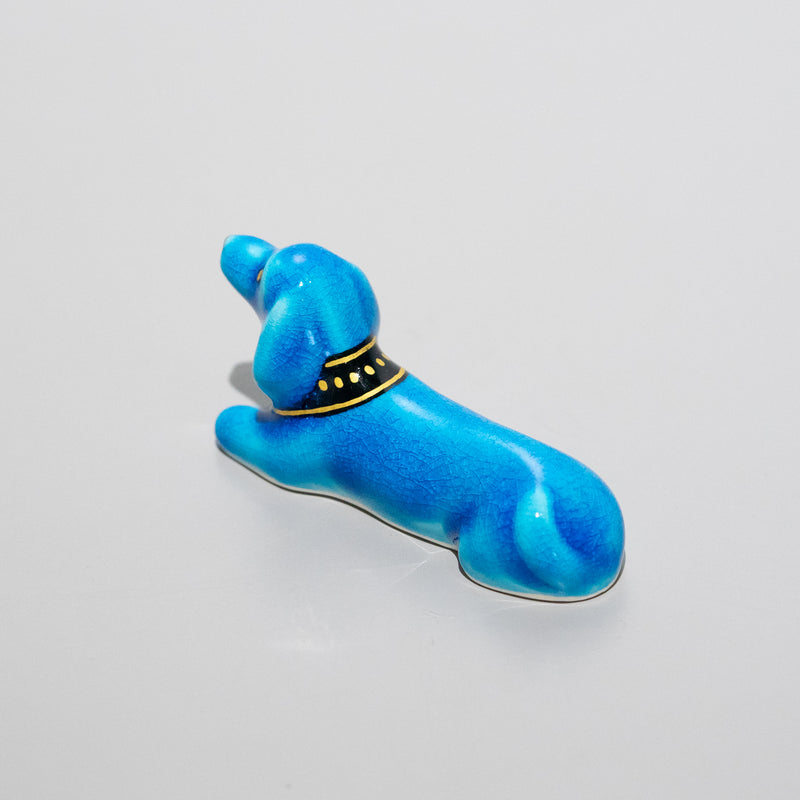 <tc>Mini Ornament / Dog (Blue)</tc>