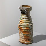 <tc>Kai Tsujimura / Iga Flower Vase with Kintsugi</tc>