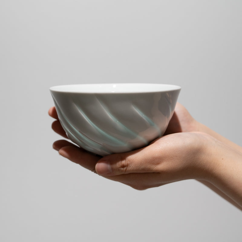 樽田裕史 / 光纏ウ 抹茶碗 逆捻り（一点物）