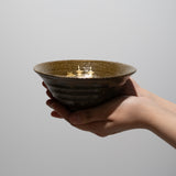 尾西宏紀 / 薬師寺東塔基壇土 金彩薬師寺景茶盌（一点物）