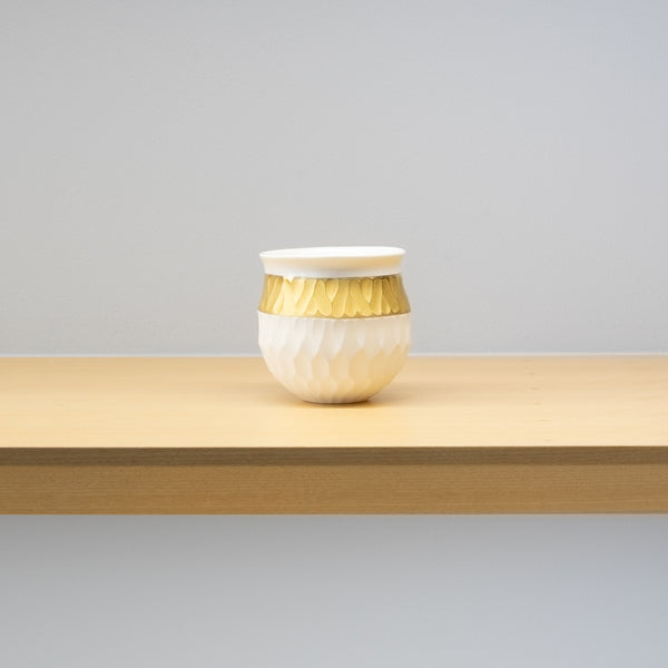 必読 未使用 安藤良輔さん 4点セット 金彩 銀彩 皿 カップ 湯呑み