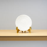<tc>Ryosuke Ando / Grain Pattern Round Plate White</tc>