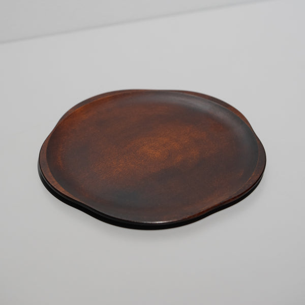 <tc>Fuki-urushi Plum Shaped Plate</tc>