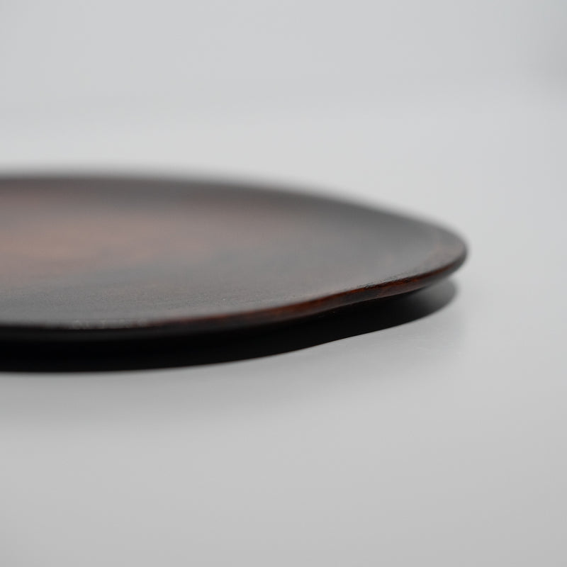 <tc>Fuki-urushi Plum Shaped Plate</tc>