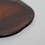 <tc>Fuki-urushi Plum Shaped Plate</tc>