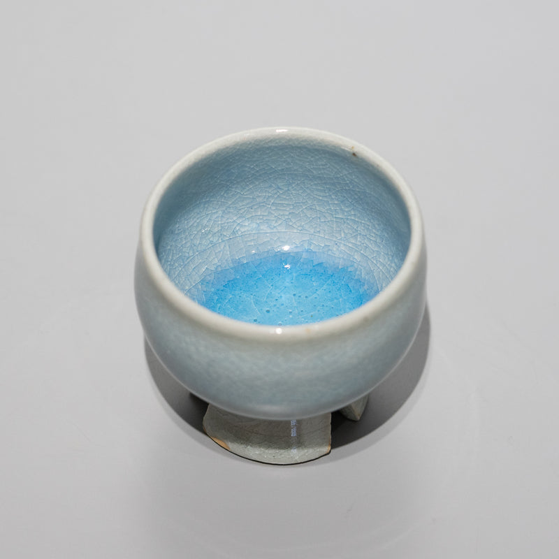 <tc>Susumu Notomi / Ao-Hagi Sake Cup (Light Blue)</tc>