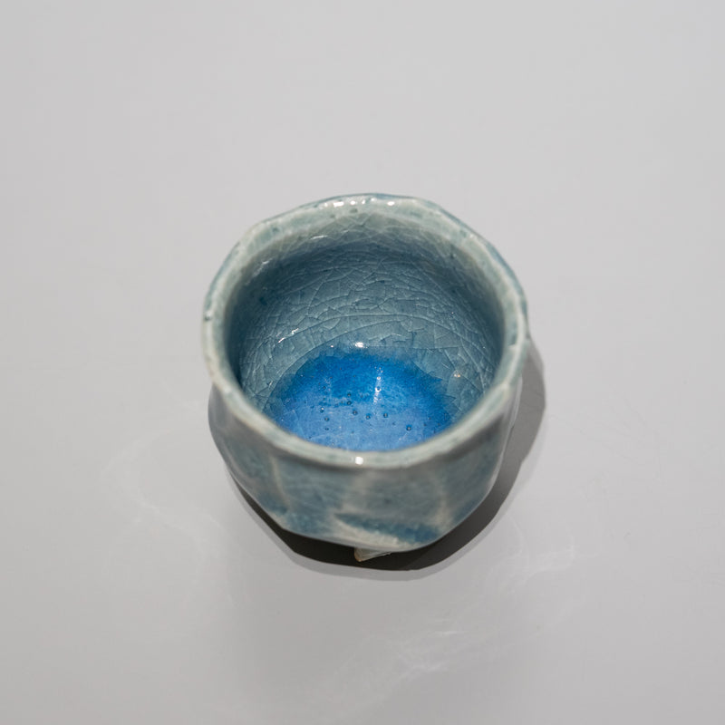 <tc>Susumu Notomi / Ao-Hagi Sake Cup (Light Blue)</tc>