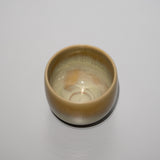 <tc>Takao Tahara / Greenish White Glaze Sake Cup</tc>