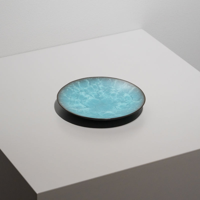 <tc>Takeshi Imaizumi / Jade Blue Celadon Plate</tc>