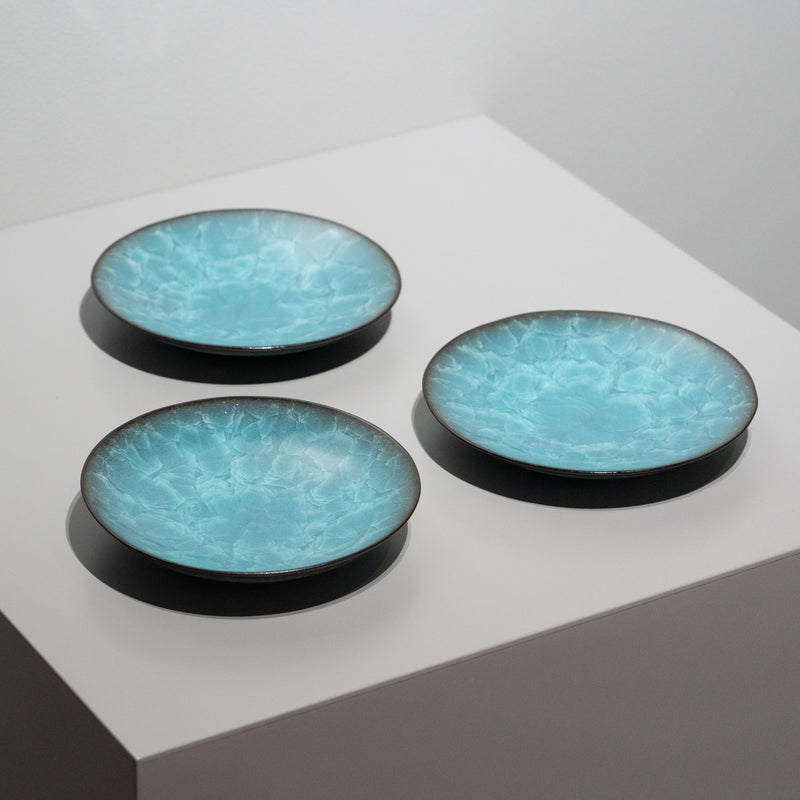 <tc>Takeshi Imaizumi / Jade Blue Celadon Plate</tc>