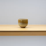 <tc>Takao Tahara / Greenish White Glaze Sake Cup</tc>