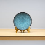 <tc>Takeshi Imaizumi / Jade Blue Celadon Plate</tc>