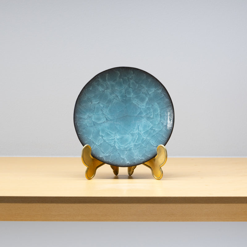 <tc>Takeshi Imaizumi / Jade Blue Celadon Plate</tc>