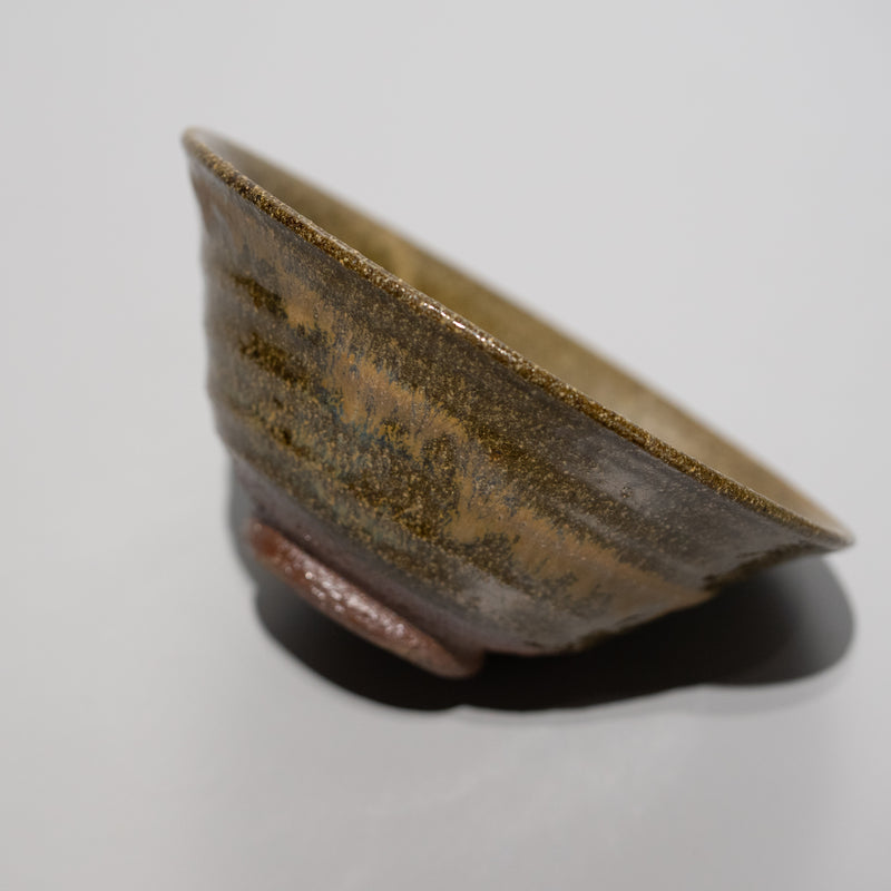 尾西宏紀 / 薬師寺東塔基壇土 金彩薬師寺景茶盌（一点物）