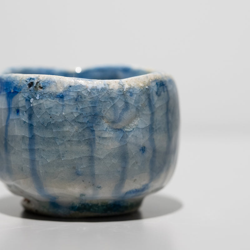 <tc>Takashi Baba / Blue Shino Sake Cup</tc>