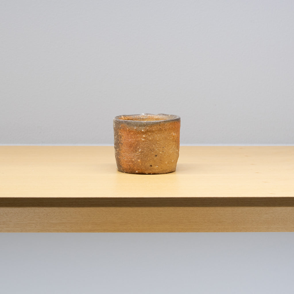 谷穹 信楽 湯呑み ぐい呑み 筒型 谷穹 信楽 湯呑み ぐい呑み 筒型