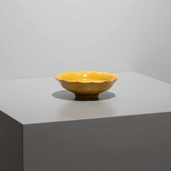 Taki Nakazato / Yellow Glaze Flower Shaped Small Plate – HULS