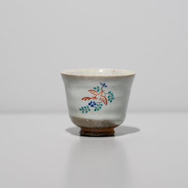 <tc>Hiroki Onishi / Akahada Sake Cup (Birds and Flowers)</tc>