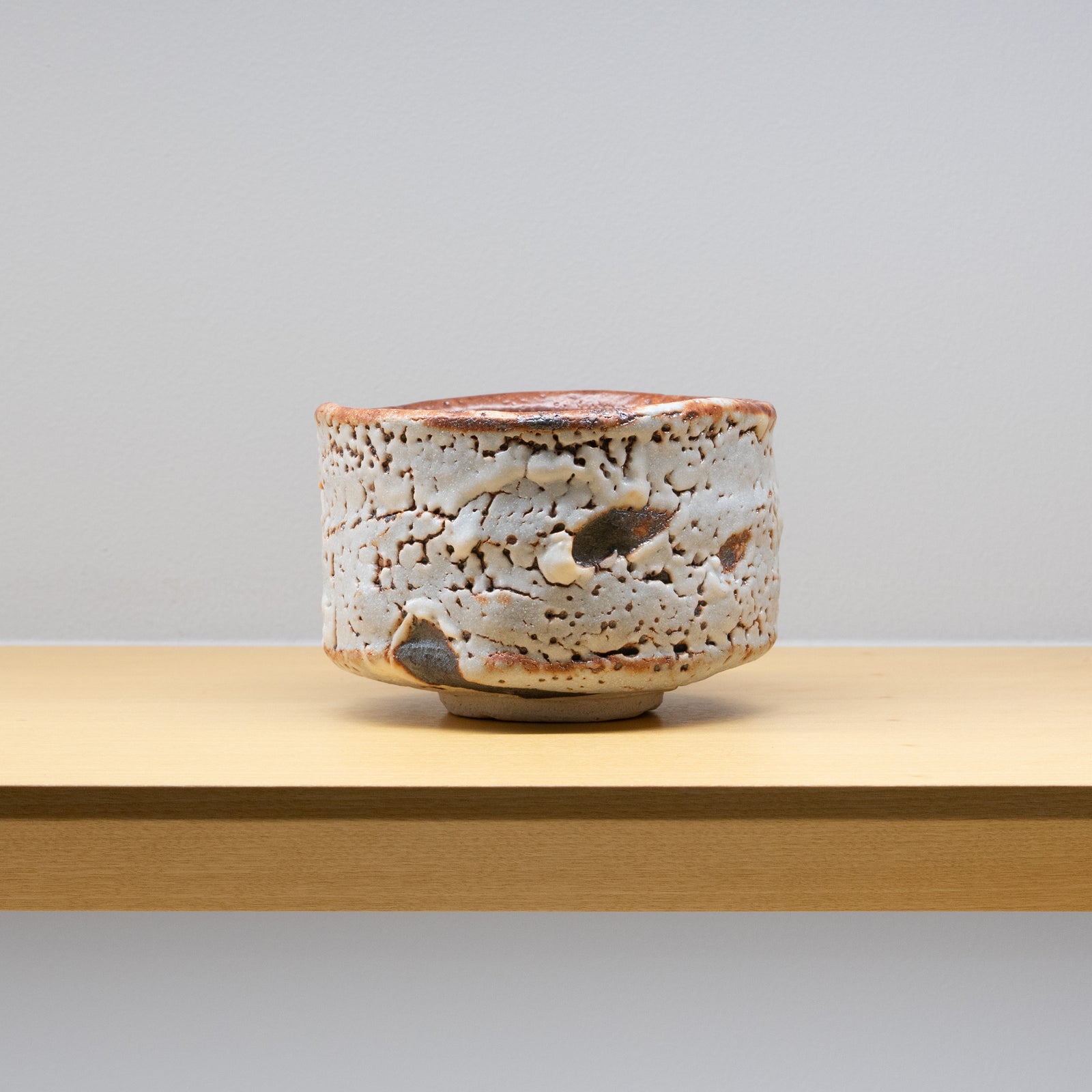 沓形　絵志野茶碗 志野織部沓茶碗 | 京都寺町の骨董品店 古美術いもと