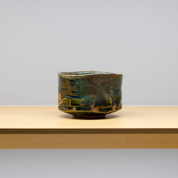 <tc>Ryotaro Kato / Oribe Style Tea Bowl</tc>