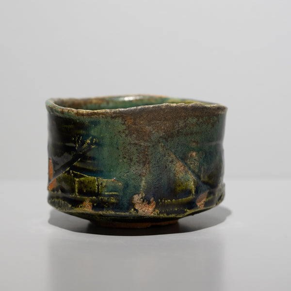 <tc>Ryotaro Kato / Oribe Style Tea Bowl</tc>