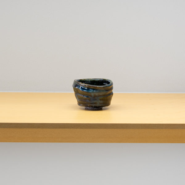今西公彦　酒呑 丹波灰釉酒呑（今西公彦） Tanba Sake Cup（Masahiko Imanishi