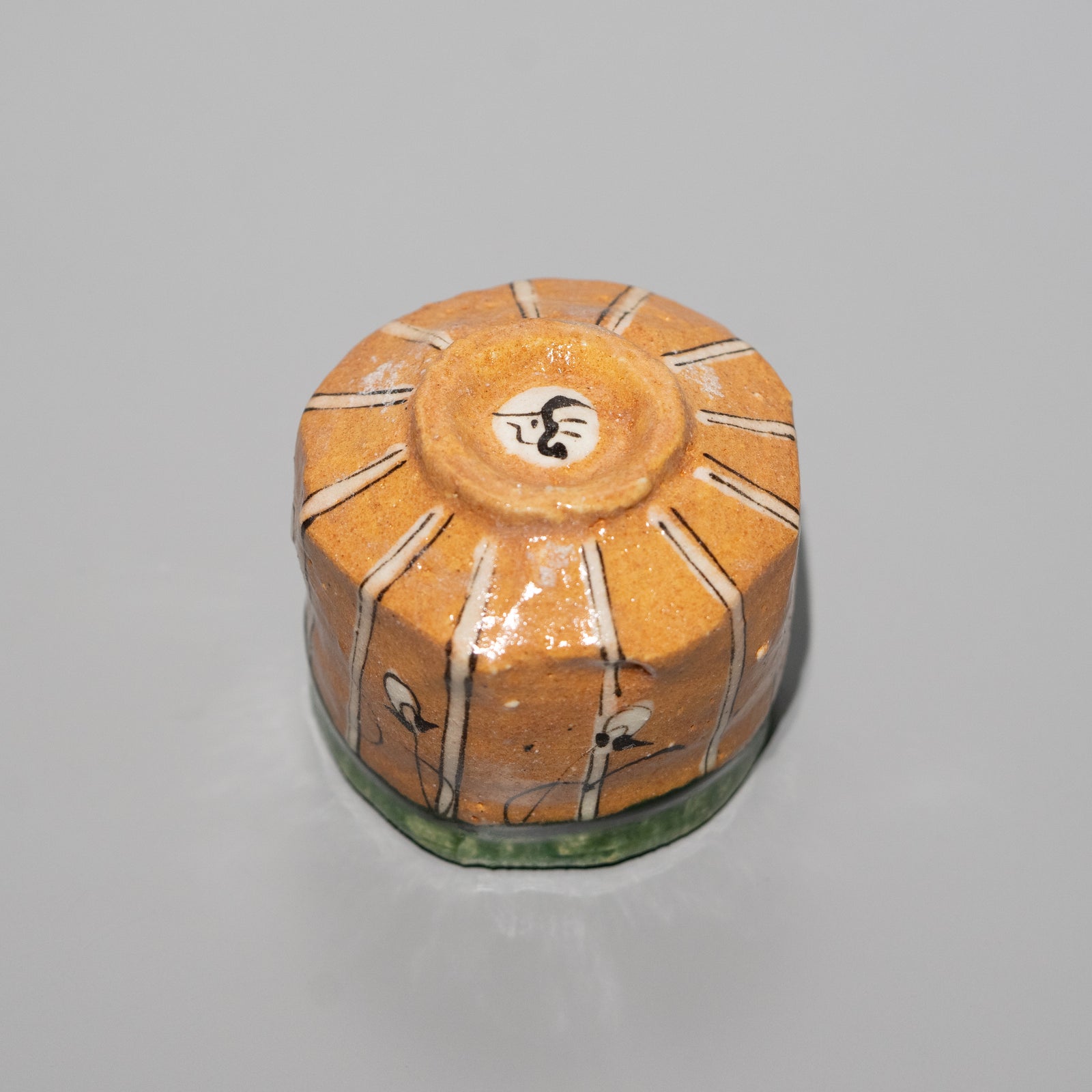 澤克典 / 織部 ぐい呑（一点物） – HULS GALLERY TOKYO | 現代工芸