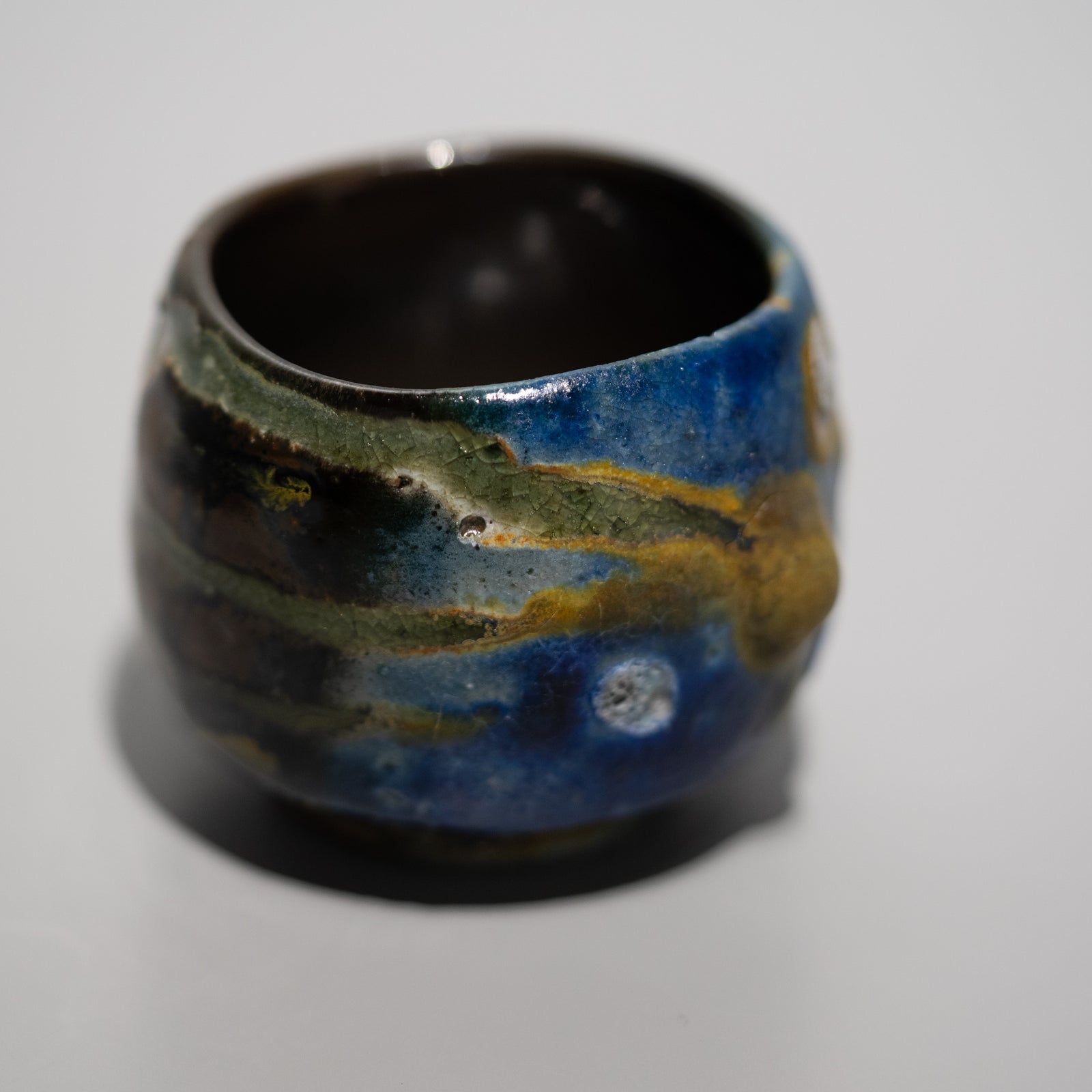 Takashi Baba / Yohen Blue Sake Cup – HULS GALLERY TOKYO | 現代工芸
