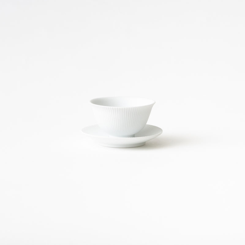 <tc>Shinogi Saucer for Tea Set Matte White</tc>