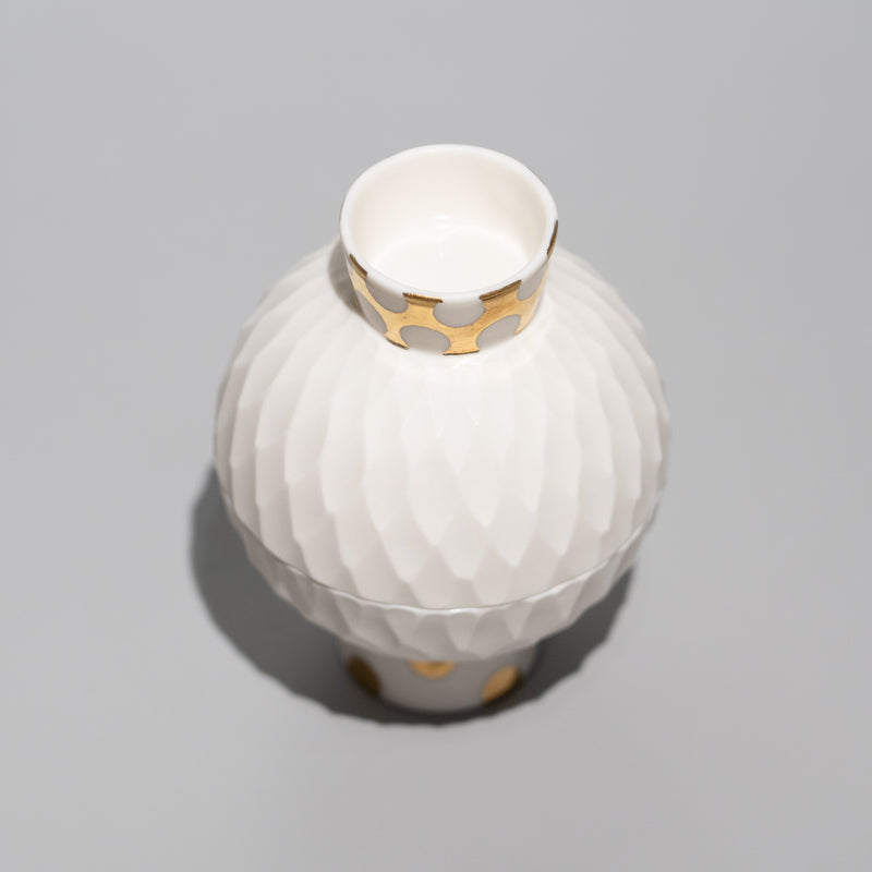 安藤良輔 / 球蓋物 金彩 – HULS GALLERY TOKYO | 現代工芸ギャラリー