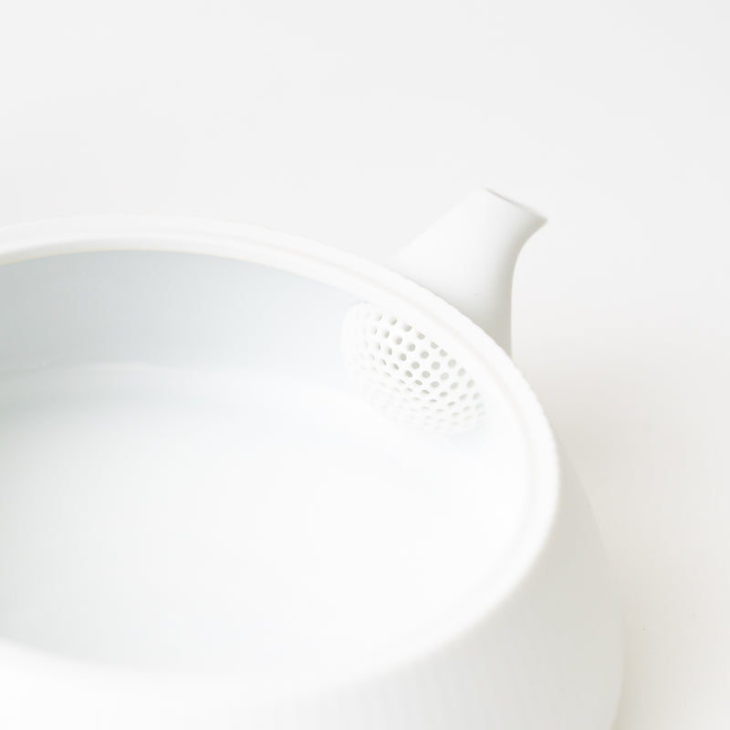 <tc>Shinogi Tea Pot Matte White</tc>