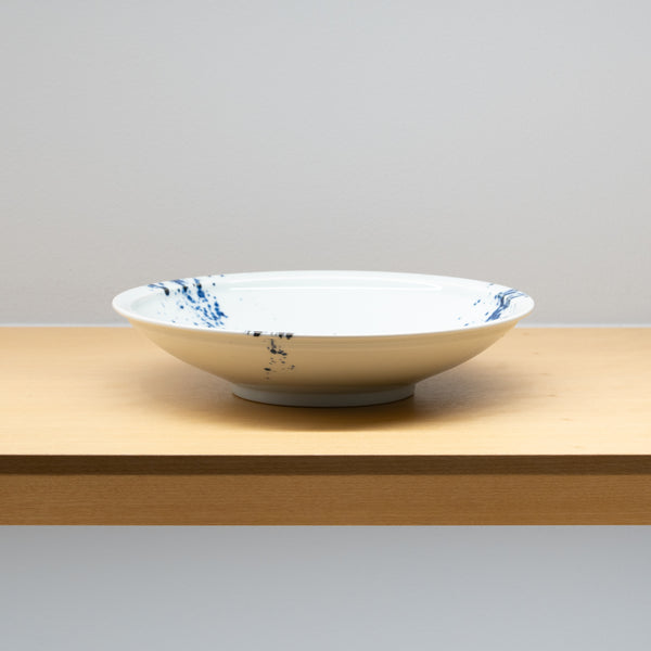 寺内信二 / 三方吹墨渕付7寸皿 – HULS GALLERY TOKYO | 現代工芸ギャラリー