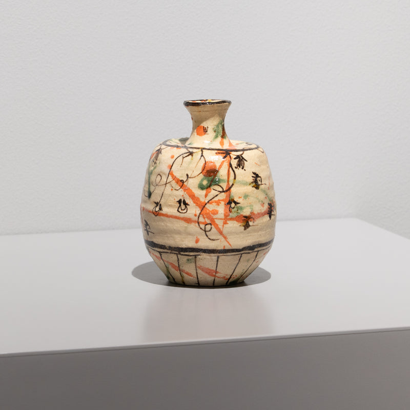 織部　おあずけ徳利 澤克典 / 弥七田織部 徳利（一点物） – HULS GALLERY TOKYO | 現代工芸