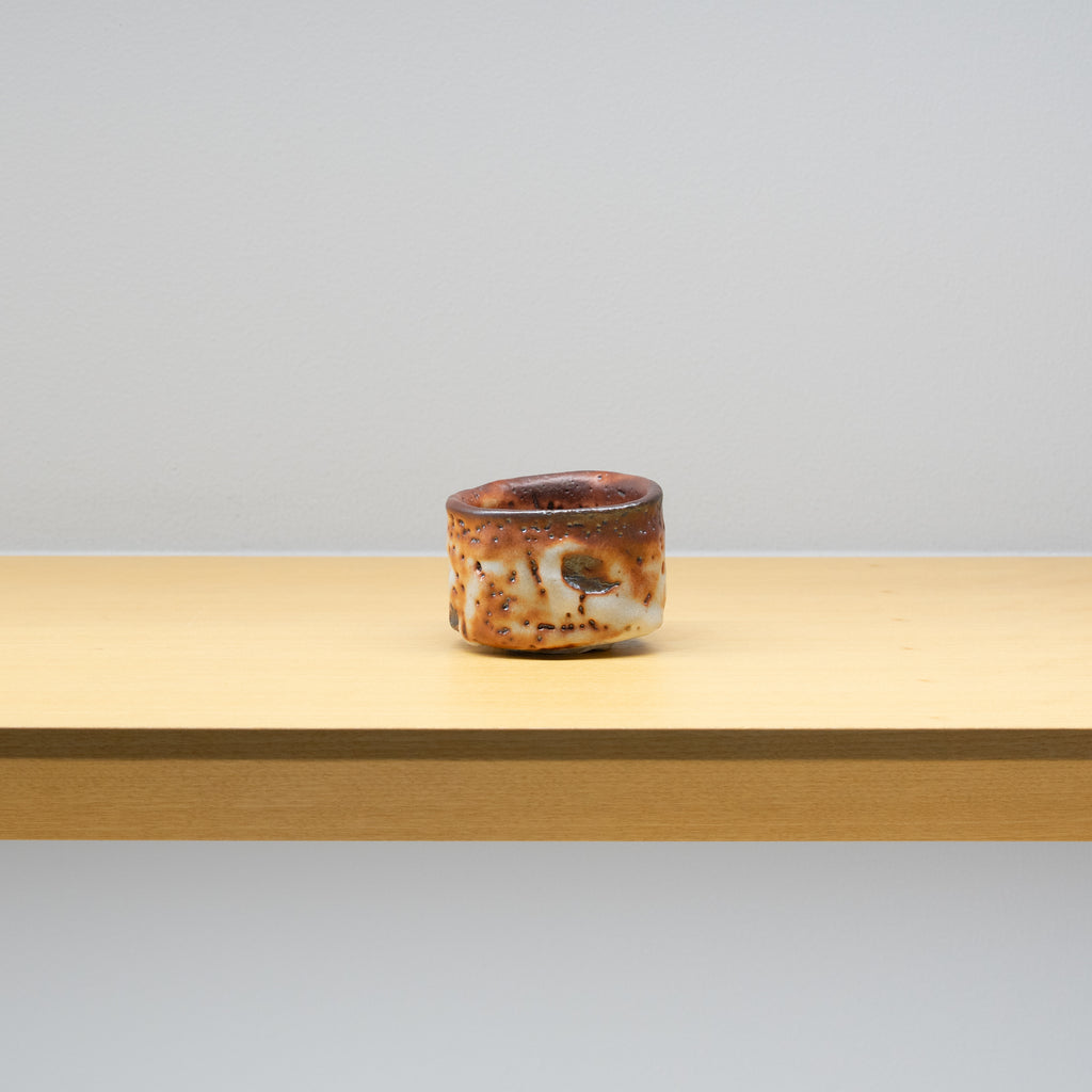 鼠志野ぐい呑み　有名作家家加藤清之内閣総理大臣賞受賞加藤清之作 鼠志野ぐい呑み 有名作家家加藤清之内閣総理大臣賞受賞加藤