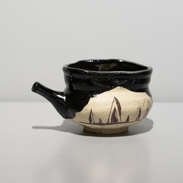 【酒器展】寺田鉄平 / 黒織部注器（一点物）